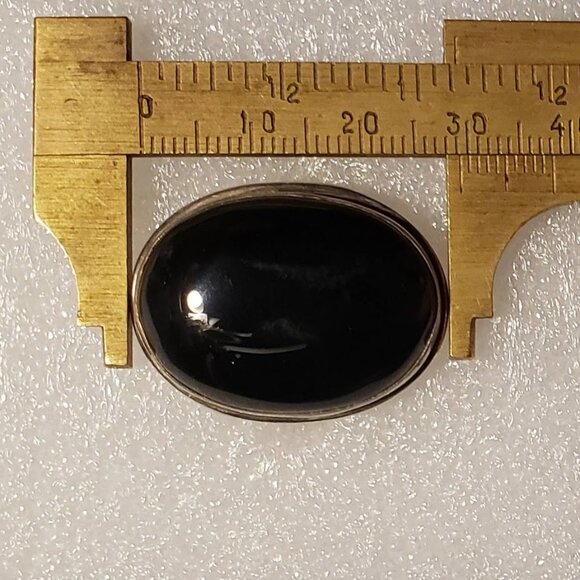 Big Unisex 925 BLACK ONYX Sterling Silver Ring Huge Large Women's Men's Jewelry - Picture 2 of 12